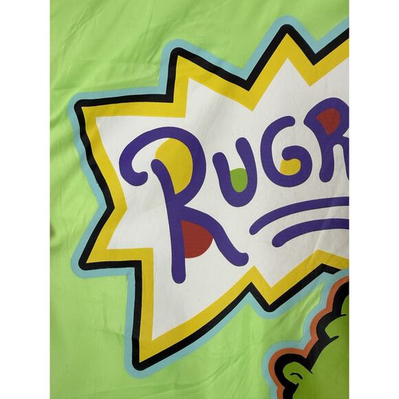 Vintage Nickelodeon Rugrats Windbreaker Jacket Size M Colorblock 90s Retro Style - Picture 10 of 16